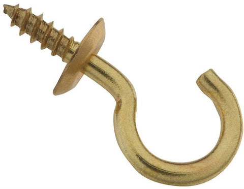 Hook Cup Solid Brass 7-8in