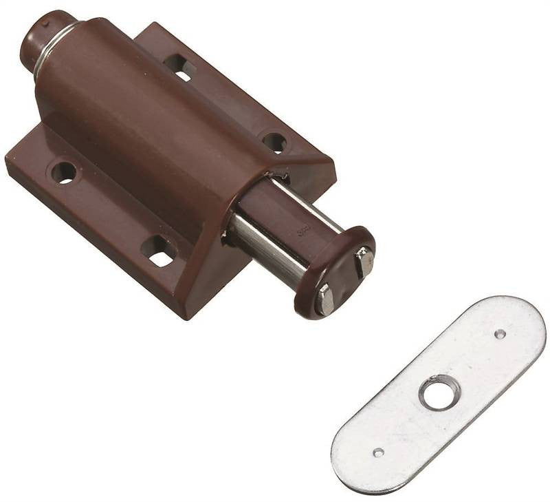 Latch Magnetic Stl-plst Brown