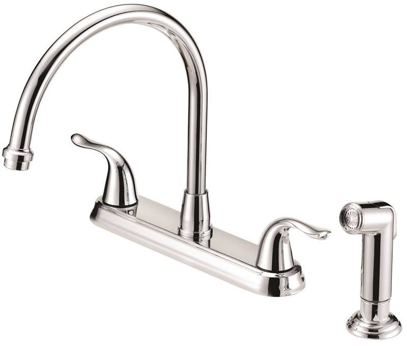 Kitchen Faucet 2-hdl Chrome