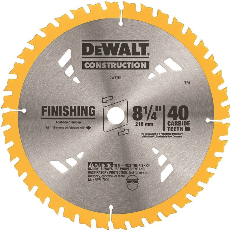 Circ Saw Blade 8-1-4 Carb