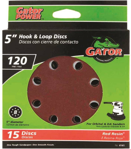 5in 120grit 8hole Hk-loop 15pk