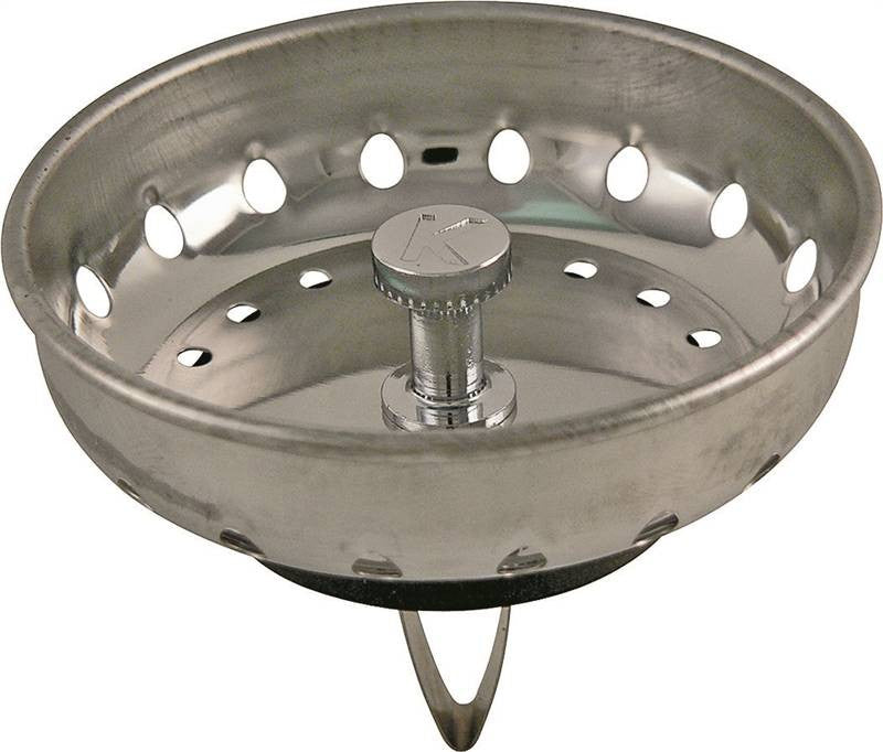 Strainer Basket Sink Spring Ss