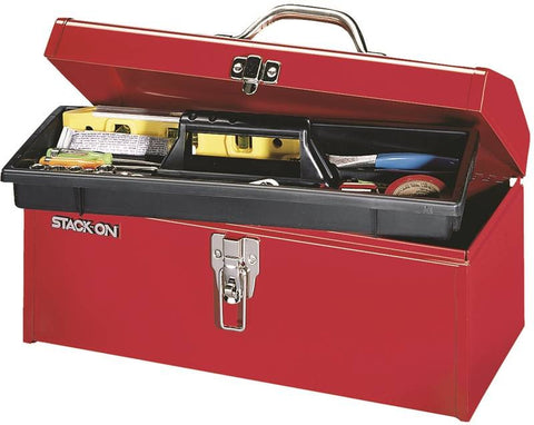 Tool Box Hip Roof Red 16in