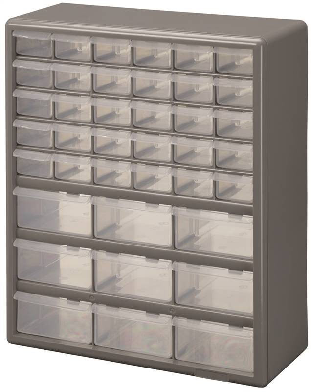 Storage Cabinet 39 Dwr Slvrgry