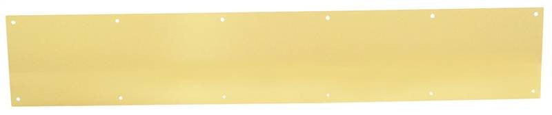 Kickplate Sb 6x 34 Brt Brass