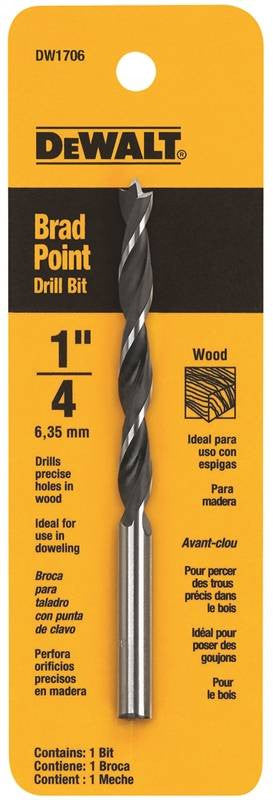 Bit Drill Brad Point 1-4 Inch