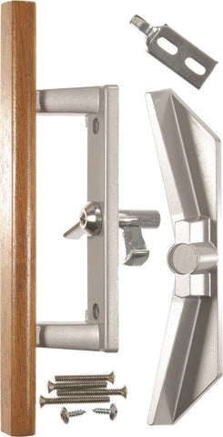 Door Latchset Patio Hndl Alum