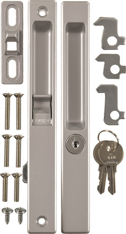 Door Lockset Patio Keyed Alum