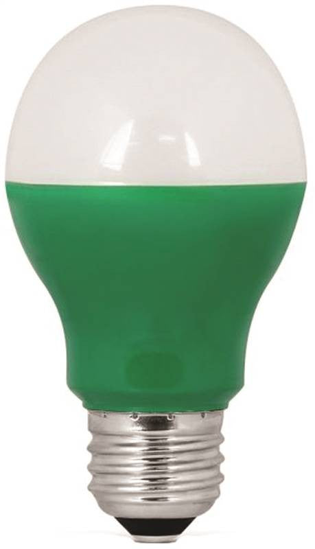 Bulb Led Green Med A19 120v 3w