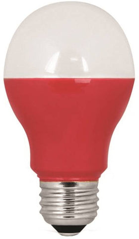 Bulb Led Red Med A19 120v 3w