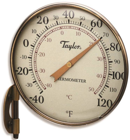 Thermometer Dial 4-1-4in Brz