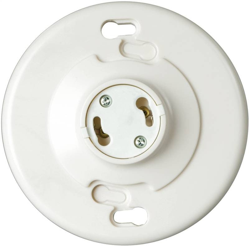 Holder Ceiling Lamp Gu24 White