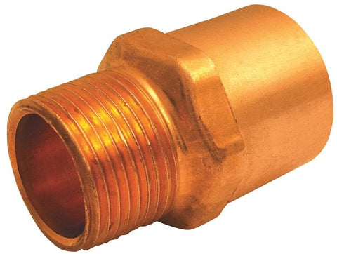 Adapter Male Copper 3-4x1-2