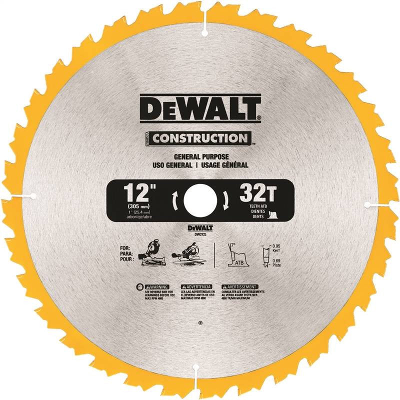 Circ Saw Blade 12in 32t