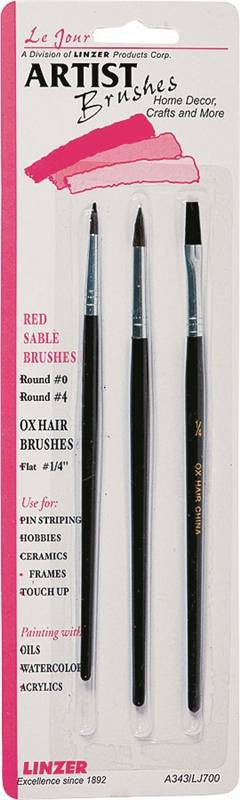 Brush Art Paint 3 Piece Set