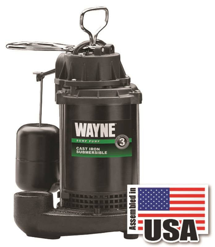 Sump Pump Cast Iron 1-2hp