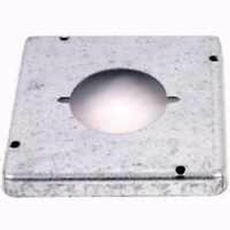 Cover Box Rec Sq Stl 5inx1-2in