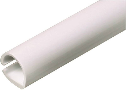 Channel Wire Plastic 5ft White