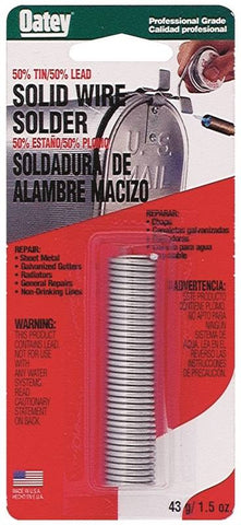 Solder Wire 1oz 50-50 Solid