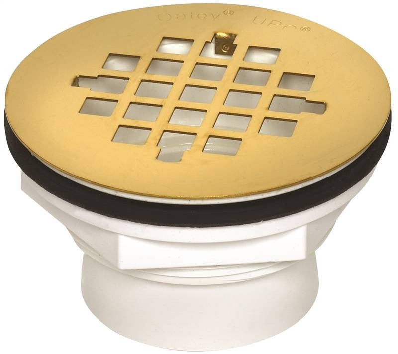 Shower Drain W-brass Cvr 2in