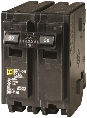 Circuit Breaker Hom 2p 1in 50a