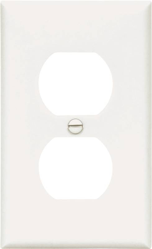 Wall Plate 1gng Dplx Recpt Wht