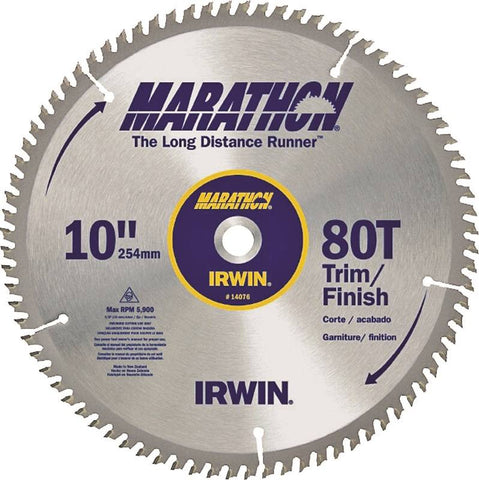 Circ Saw Blade 10in 80t