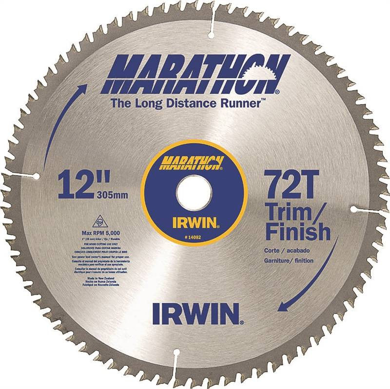 Circ Saw Blade 12in 72th