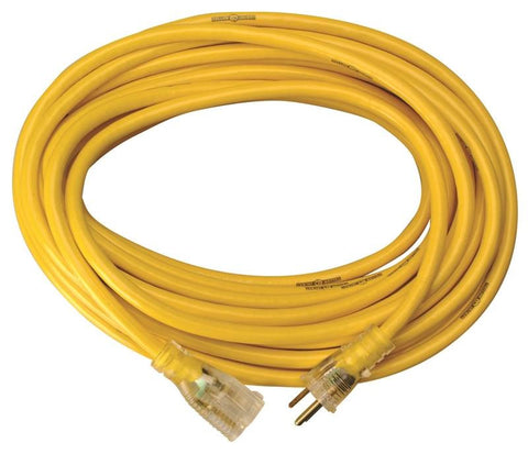 Cord Ext With-lt 12-3x50ft Yel