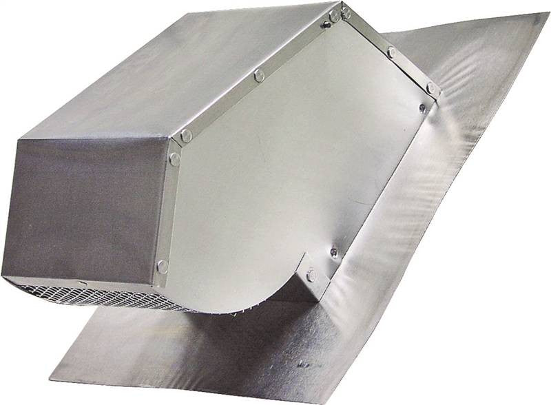 Roofcap W-damper Aluminum 4in