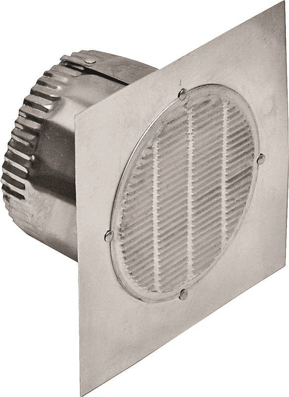 Vent Fan Eave Aluminum 4in