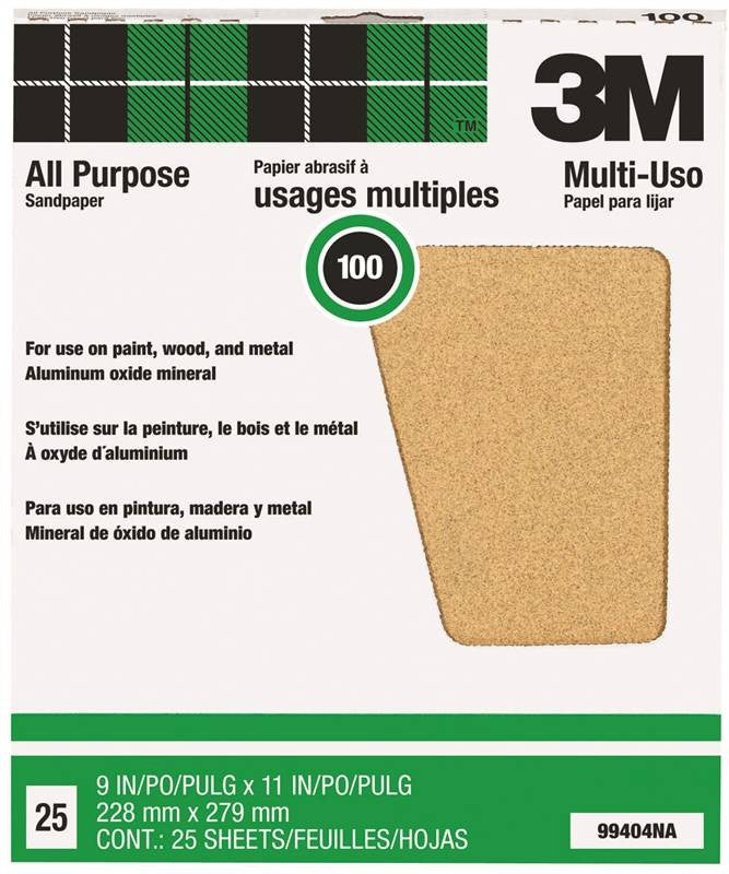 Sandpaper Al Oxide 9x11in 100c