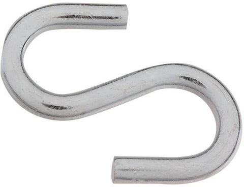 Hook S Steel Open 3in Zinc