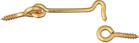Hook-eye Solid Brass 2-1-2in