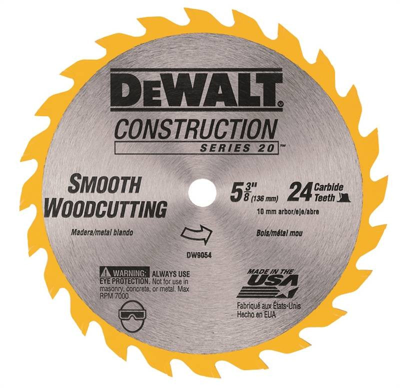 Circ Saw Blade 5-3-8 Trim