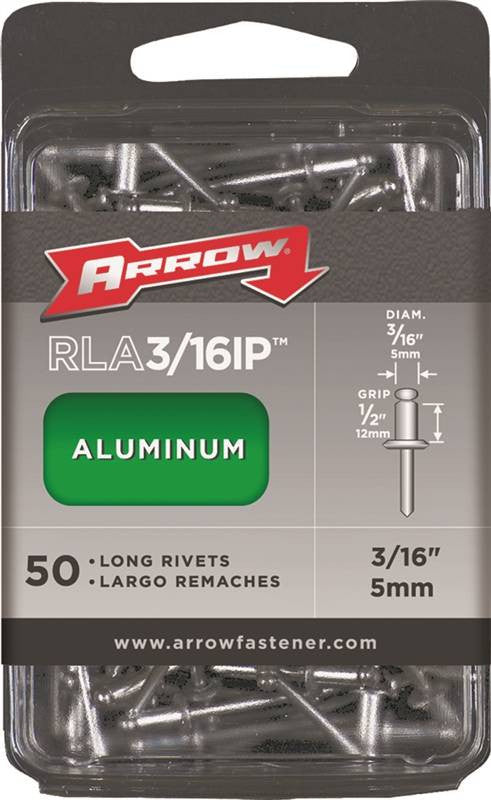 Rivet 3-16x1-2in Long Aluminum