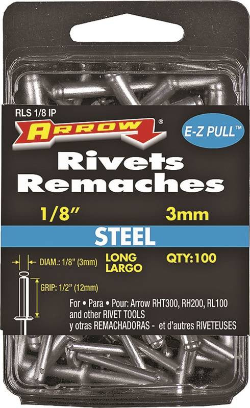 Rivet 1-8inx1-2in Long Steel