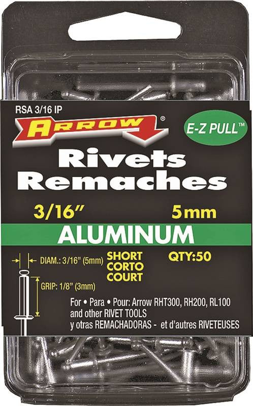 Rivet 1-8x3-16in Short Alum