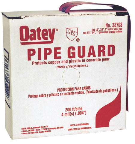 Pipe Guard Tape Poly Red 200ft