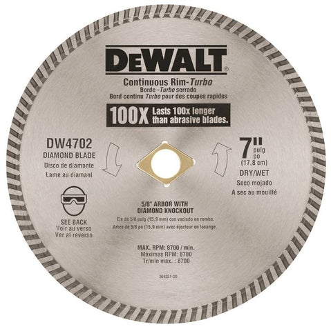 7in Dry Cut Diamond Blade