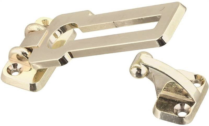 Door Guard Swing Bar Brt Brass