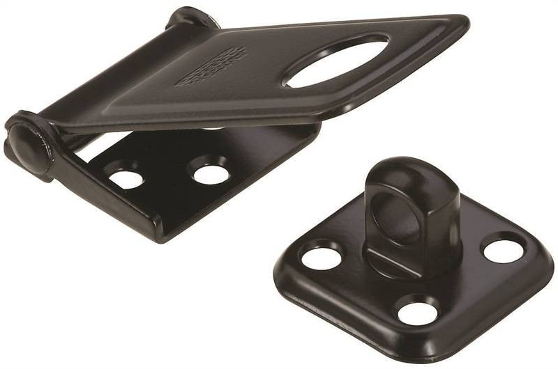 Hasp Safety Adj Stl 3.5in Blk