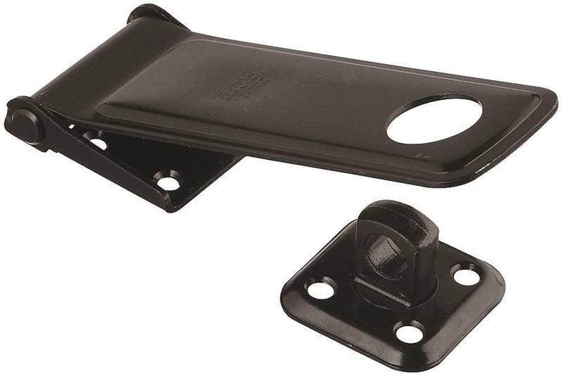 Hasp Safety Adj Stl 6in Blk