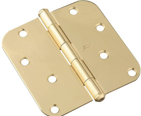 Hinge Door Sldbrs Rd 4in Brass