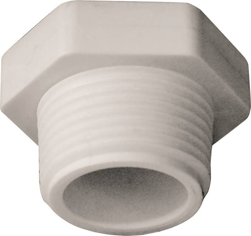 Plug Pvc Mip 3-4 In