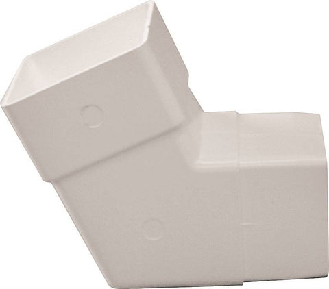 Downspout Elbow Wht Pvc 100pc