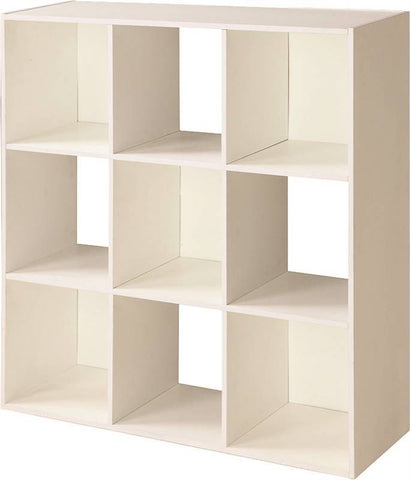 Organizer Storage 9 Cube White