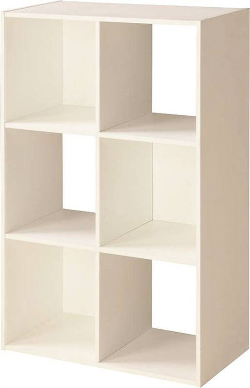 Organizer Storage 6 Cube White