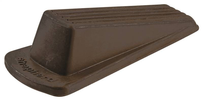 Doorstop Wedge Hd Rubber Brown