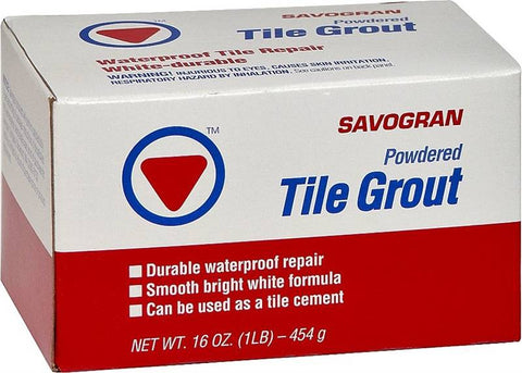 Grout Tile Powdered White Lb